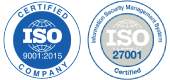 ISO 9001:2015 & ISO 27001 Certified