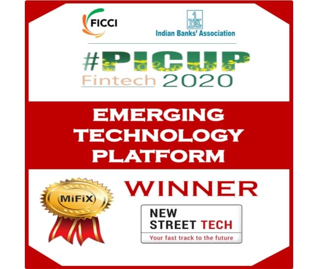 New Street CEO presentation & acceptance speech for Emerging Tech Platform Award at PICUP Fintech 2020